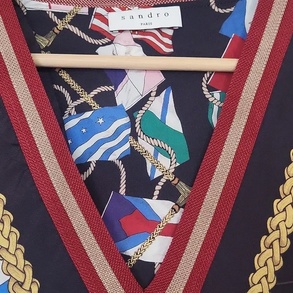 Beautiful and comfortable silk multicolored maxi dress - Picture 2 of 6